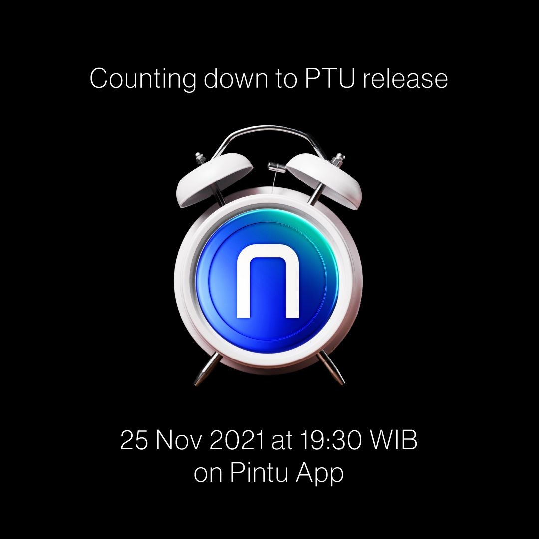 PintuID's tweet photo. PTU Token Counting Down Release
PTU akan segera listing malam ini pukul 19:30 WIB ๐ฅ Jadi yang pertama menyaksikan kehadiran Pintu Token.
Pastikan kamu hidupkan lonceng notifikasi pada profil Pintu di atas ya, supaya nggak ketinggalan ๐
#PTUToken #AsetCryptountukIndonesia https://t.co/qwxYKOs6kR