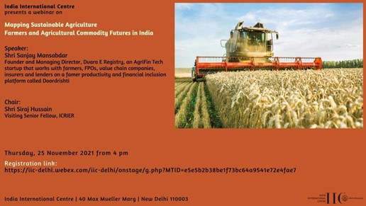 dvaraeregistry's tweet photo. Dvara E-Registry’s Founder and CEO Sanjay Mansabdar will be speaking at the “Mapping Sustainable Agriculture – Farmers and Agricultural Commodity Futures in India” Webinar by 
@iicdelhi today at 4 pm.  The event is chaired by 
@Sirajnoida. Register Here: https://t.co/M1CmW9GHbe https://t.co/LnHHZRHznF