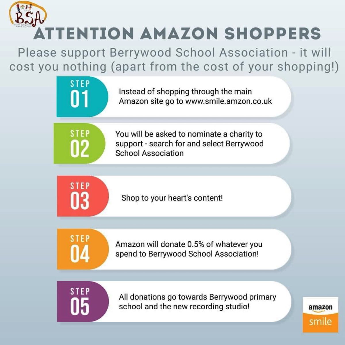 For anyone shopping with Amazon this Black Friday or in the run up to Christmas don’t forget you can add us as your nominated charity.

For every £ you spend we receive 0.1%.
It’s not huge but for simply shopping it can soon add up I know that mine certainty does 🤦🏻‍♀️
THANK YOU 💛