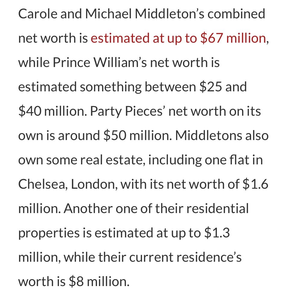 Tweetle_Tate's tweet photo. @Helen70970711 @Naima50001623 @LadyM18079695 @JordonLee @SussexPrincess You do realise Cathrine’s parents are multimillionaires, riiight? https://t.co/VCDk6miHC0