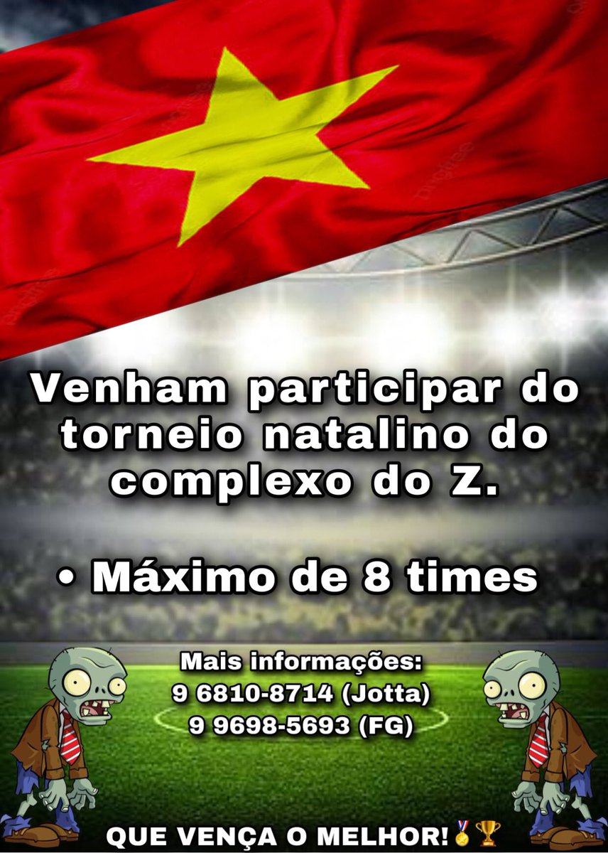 ESTAMOS DE VOLTA !!! 
QUE VENÇA O MELHOR 🧟‍♂️🏆🏅
