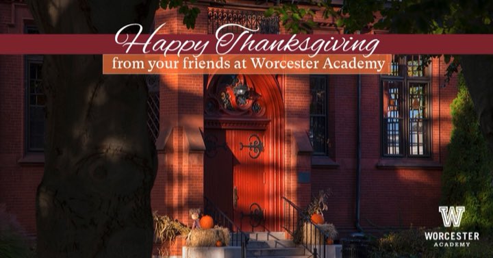 WorcesterAcdmy's tweet photo. Happy Thanksgiving to the WA Community!
#WorcesterAcademy #WA #AchieveTheHonorable #TheHilltop #WAStudents #WAAlumni #WACommunity #Worcester #Hilltoppers #WAHilltoppers #Oskee #Thankful #Thanksgiving #HappyThanksgiving https://t.co/UL629iqdWK