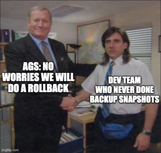 1111anthony1111's tweet photo. @playnewworld Just another day at the office for AGS devs https://t.co/wa5CSPUIZ3