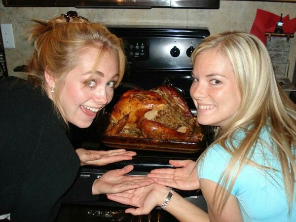 She's been busy in the kitchen prepping for Thanksgiving.   

               Looks delicious doesn't it?