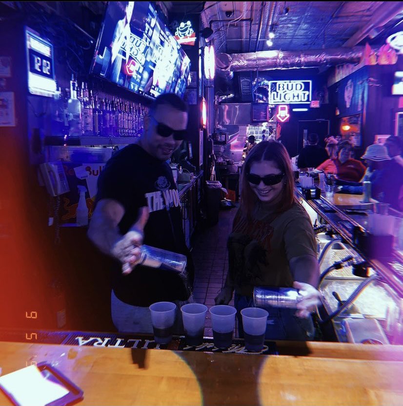 EmmaChilders's tweet photo. Happy birthday to the best bartender in bg!! Wouldn’t wanna learn from anyone else, have the best day!! 🎉🍻 @FinestLightskin https://t.co/M3ssXoNw4Z