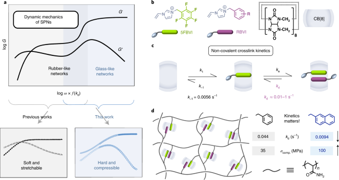 ChemistryNews's tweet photo. Highly compressible glass-like supramolecular polymer networks https://t.co/JHg0mQvOtl https://t.co/66qeu1sHI9