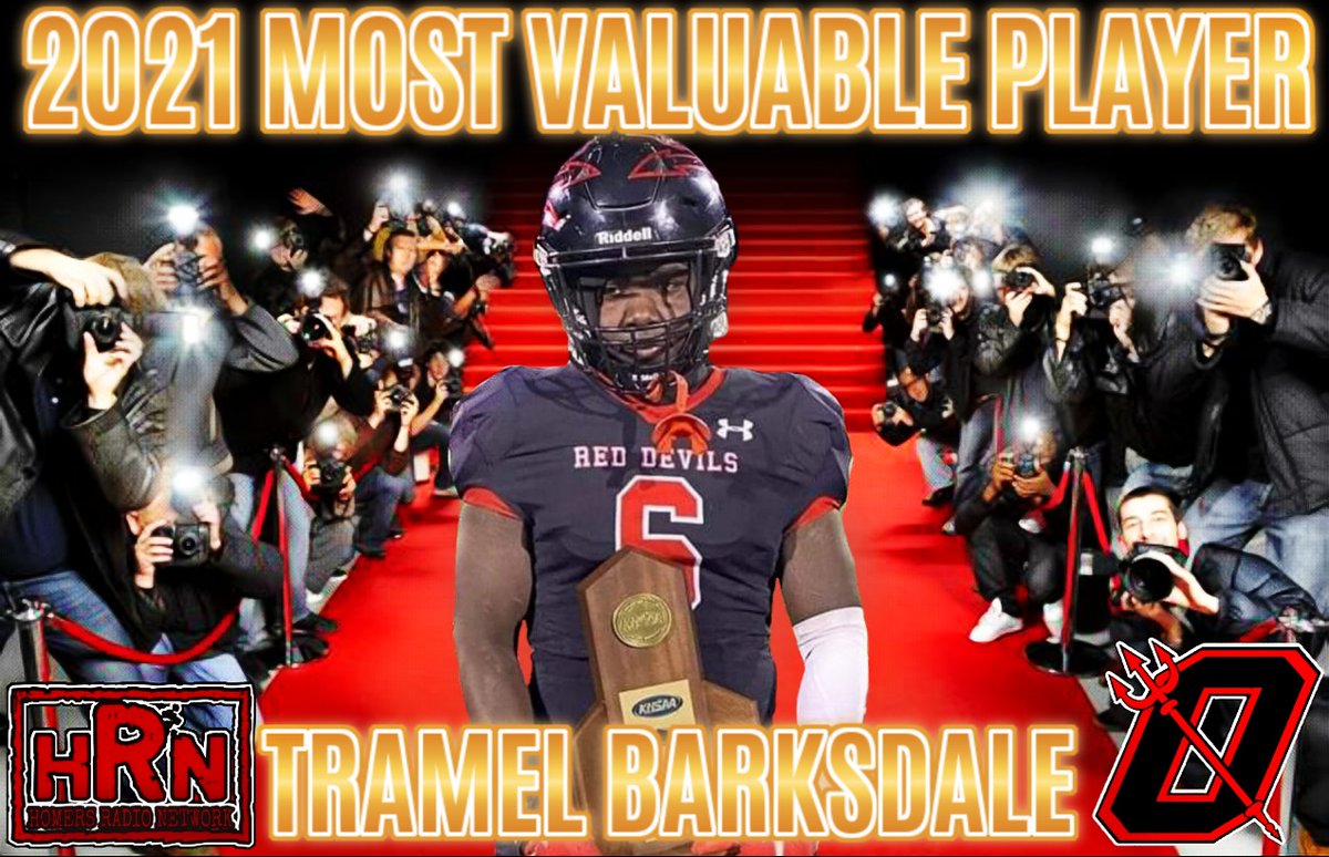 2021 Most Valuable Player:
Tramel Barksdale
1177 Rushing Yards
14 Rushing TDs
2 Receiving TDs
Forced Fumble
3 Fumble Recs
2 FR TDs
Sack
