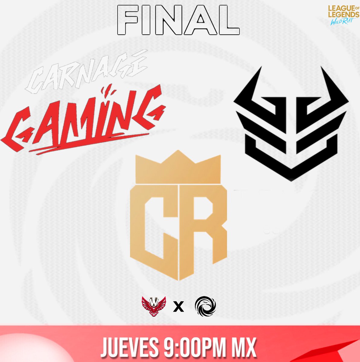 Esteban89908943's tweet photo. No se pueden perder esta gran final de #wildrift en #gorocup !!
_
_
_
_
#gorocupwildrift #WildRift #lol #LeagueOfLegends https://t.co/u2pkR7MGz4