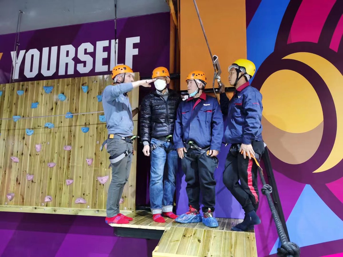 PokiddoPark's tweet photo. Welcome our partner ALTUS' engineer come all the way to guide us on the ropes course installation to a higher level.
#ropescourse #pokiddo #APsports #trampolinepark #indooradventure https://t.co/5YyoUgHHKE