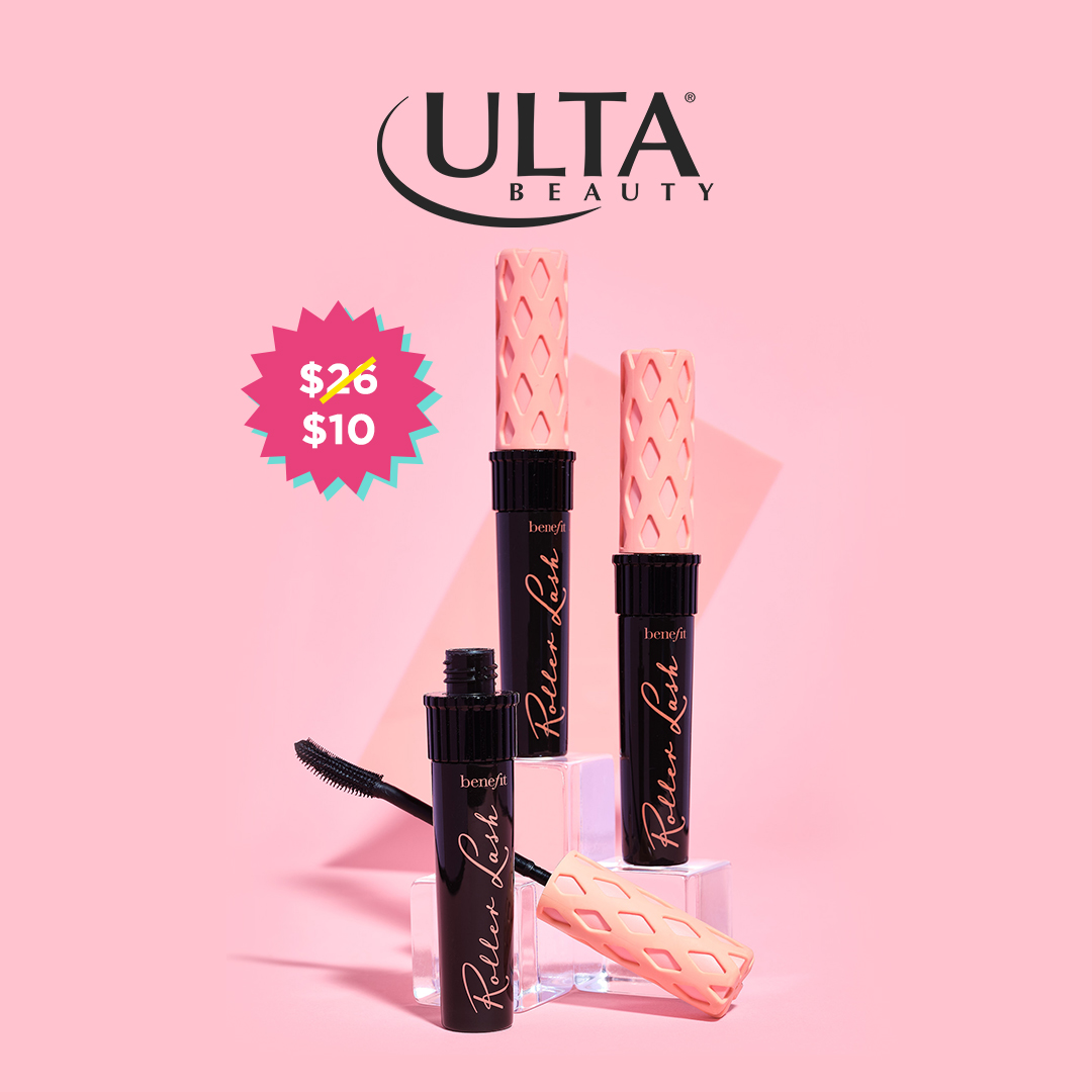 BenefitBeauty's tweet photo. @ultabeauty
π· Full-size #rollerlash curling mascara - $10 ($26 value!) | 11/23-11/27 https://t.co/izF3pf7GDl