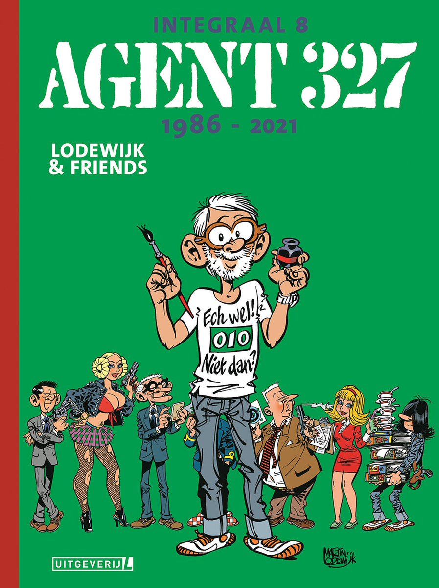 stripland_BENL's tweet photo. In #Agent327 Integraal (1986-2021) staan de hommages aan #MartinLodewijk en z'n geesteskinderen centraal. Korte verhalen door stripmakers uit BE en NL. Deze laatste bundeling bevat ook samenwerkingen tussen hem en andere mensen, vandaar Lodewijk & Friends. #UitgeverijL #Eppo https://t.co/fzLhPkezxv