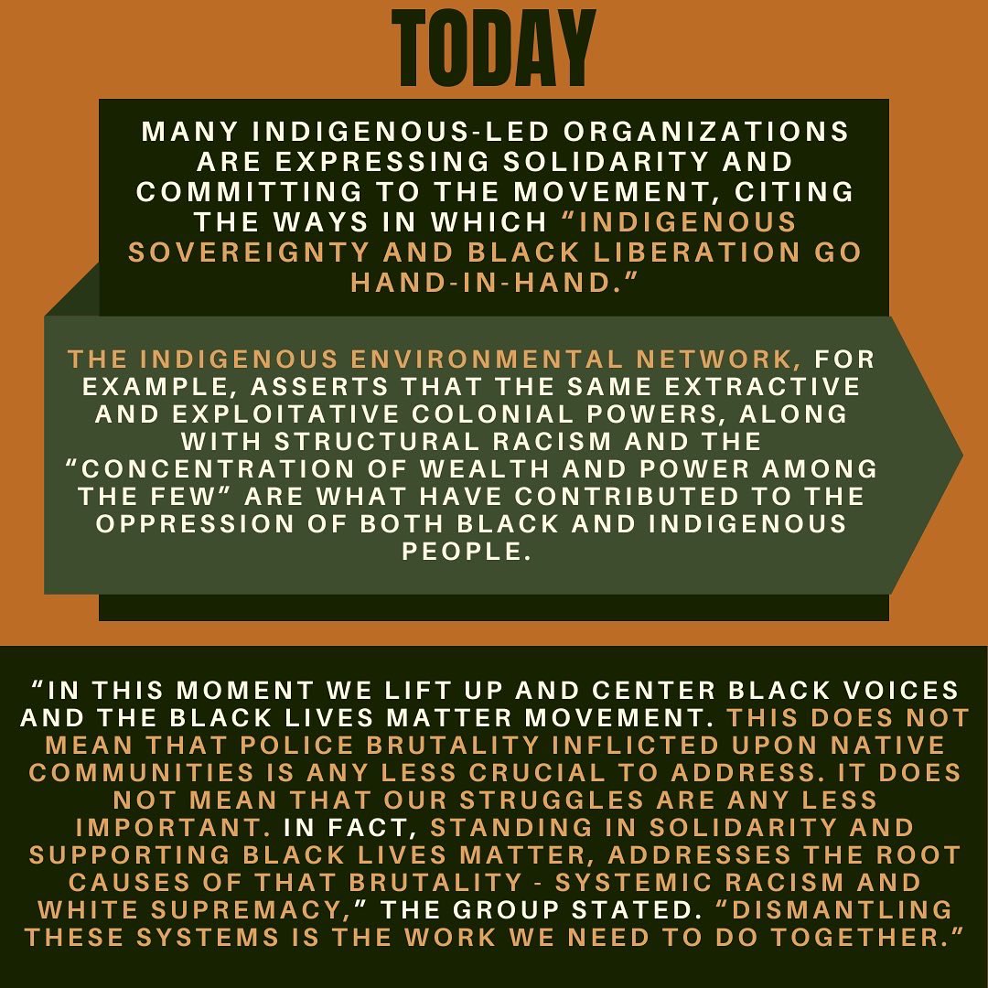 TandemEd's tweet image. To highlight Black and Indigenous solidarity we wanted to provide an example of past and current methods of activism and support!