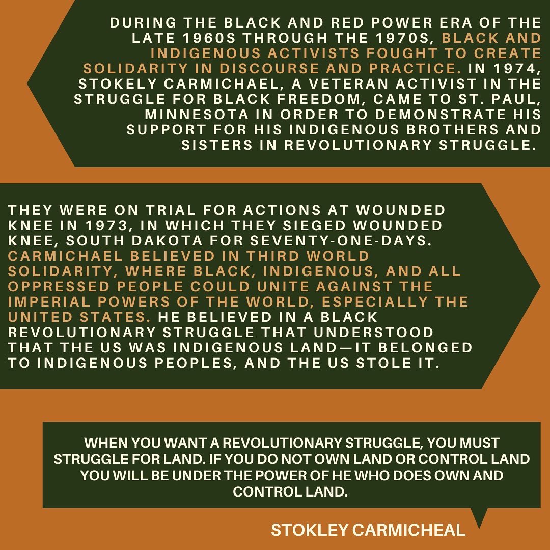 TandemEd's tweet image. To highlight Black and Indigenous solidarity we wanted to provide an example of past and current methods of activism and support!