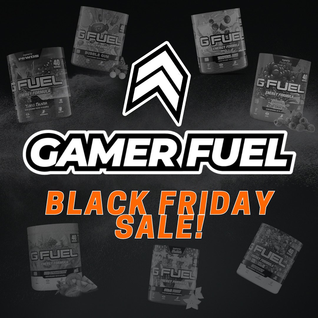 Black Friday Sale is live!!
Buy one get one 50% off! 
This is our one and only biggest sale of the year! Make sure to stock up on all your favourites while you can!!
gamerfuel.com.au/collections/bl…