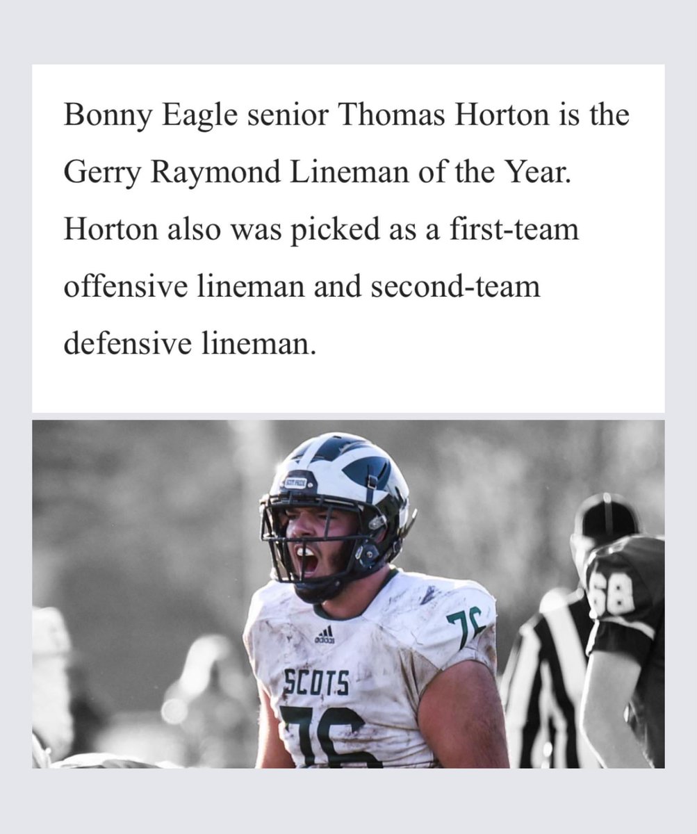 ThomasH95178535's tweet photo. Grateful to receive the Gerry Raymond Lineman of the Year award as well as First Team All-Conference OL, Second Team All-Conference DL, and First Team All Academic! 

Thank you to all the coaches and teammates who helped me and guided me throughout my high school football career! https://t.co/EYXPdwBmVW