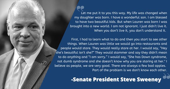 SteveSweeney_NJ's tweet photo. While I often talk about my daughter Lauren being the reason I first ran for office, last week I sat down with @myersgene to lay out all the ways she changed my outlook on life. No matter where I am, or what office I hold, I will always be a loud voice for this community. https://t.co/GeLZptHDz0
