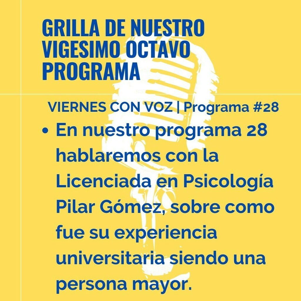 viernesvozz's tweet photo. Les presentamos la grilla de nuestro próximo programa. Los esperamos este viernes desde las 10 am a través de radio "la regional"
A partir de las 12pm se retransmite el programa por Radio Horizonte (Paysandú). https://t.co/n8degv9FMN https://t.co/K2QYhRBLi3