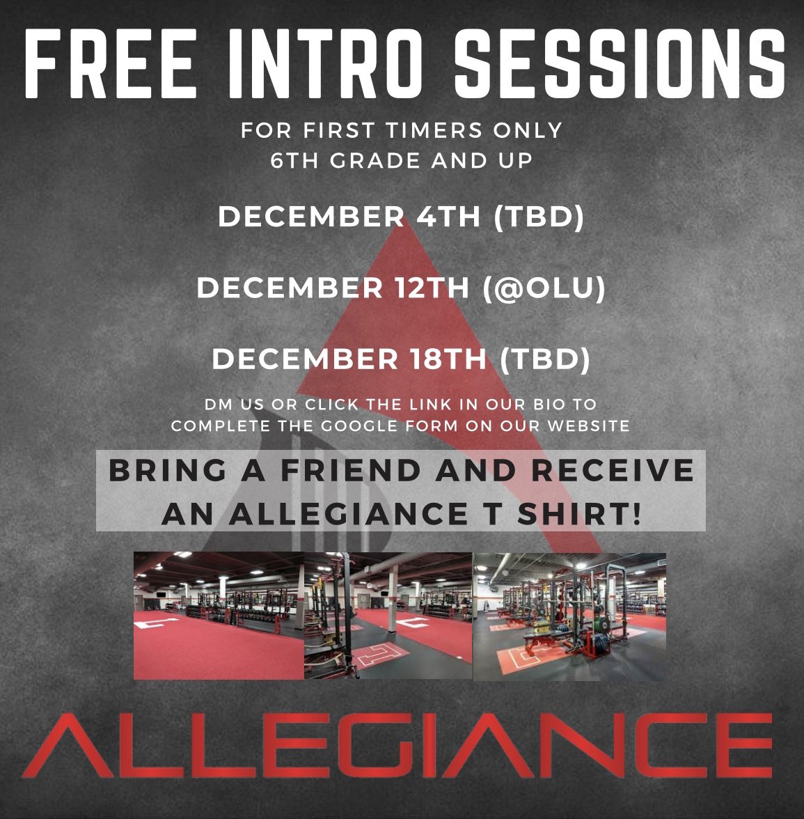 AllegianceOL's tweet photo. ❗️❗️You know what time it is❗️❗️

LA/IE/OC Offensive Line Athletes,

If you’ve been watching from afar, now is your chance to check us out and see what we provide. 
•
Excited to meet some new faces.
•
As for our Allegiance Vets, the referral offer still stands 👀 https://t.co/ZzH7Fv43Dh