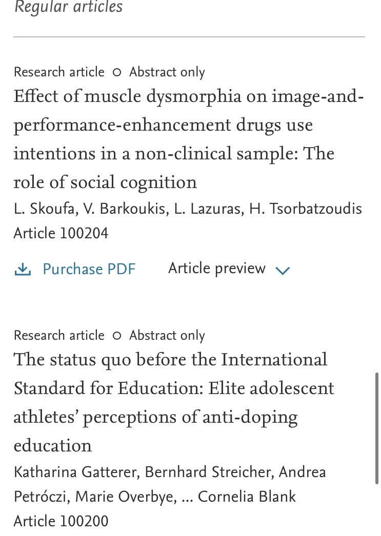 PEHJournal (@pehjournal) on Twitter photo Check out our latest volume which includes a special issue on #IPED & polydrug use led by @aprildhenning and <a href="/JesperAndreass7/">Jesper Andreasson</a>: sciencedirect.com/journal/perfor… #doping #antidoping #sports #athletes #SARM #drugs #drugspolicy #treatment #steroids #harmreduction Check out our latest volume which includes a special issue on #IPED & polydrug use led by @aprildhenning and <a href="/JesperAndreass7/">Jesper Andreasson</a>: sciencedirect.com/journal/perfor… #doping #antidoping #sports #athletes #SARM #drugs #drugspolicy #treatment #steroids #harmreduction