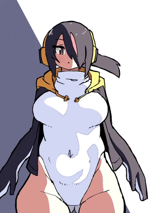 アニメ塗りペンギン 