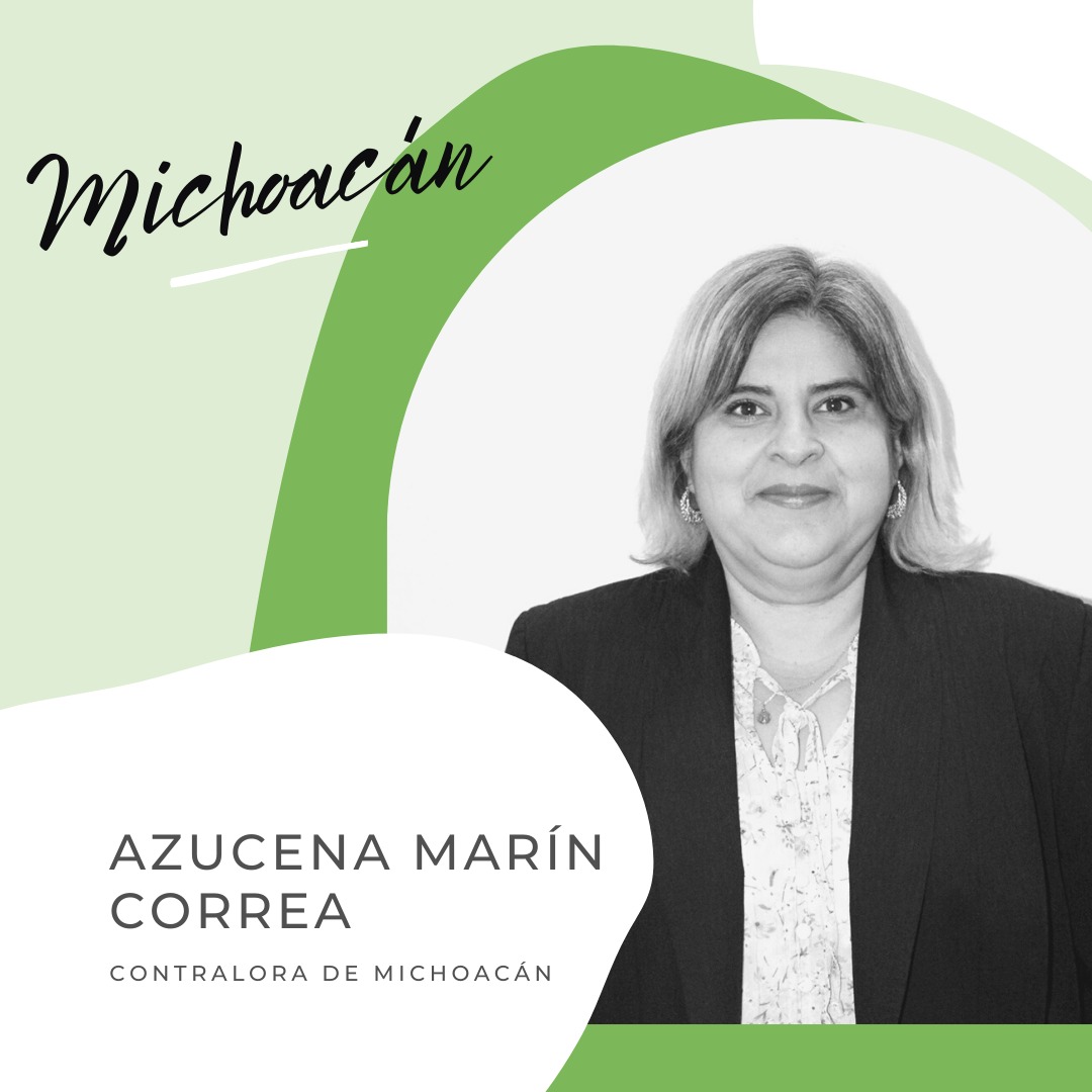 ContraloriasMX's tweet photo. Mtra. Azucena Marín Correa.
Marín Correa es licenciada en Derecho, con especialidad en Derecho Procesal. Cuenta además con una maestría
en Derecho. Se ha desempeñado como jefa de departamento en la Ventanilla de Acceso a la Información Pública
del Ejecutivo del Estado. https://t.co/UXnyFetvUA
