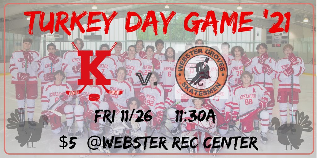 khs_hockey's tweet photo. We're Baaaack! Thankful &amp; Grateful for the chance to lace 'em up &amp; hit the ice on Friday. Come out &amp; join us for the 2nd oldest Kirkwood vs Webster sports tradition! 11:30am @ Webster Rec-Plex - Be There! https://t.co/P7xfZrPlGy