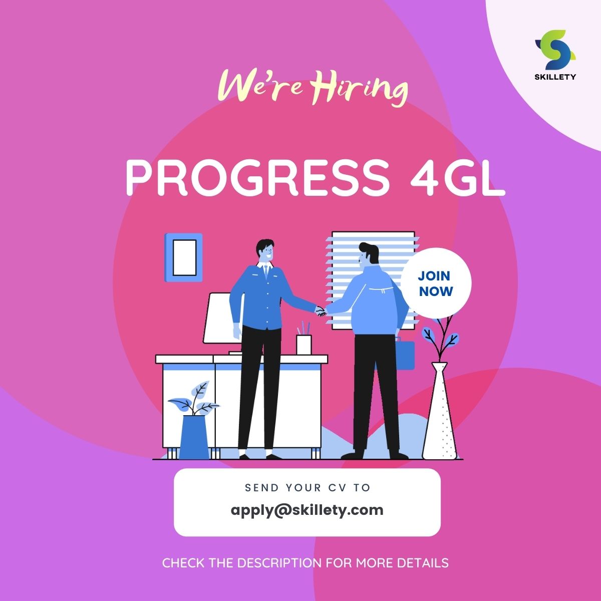 SkilletyDotCom's tweet image. This might be the best opportunity of the day.
Opportunities don’t knock at the same door, twice. Grab them now.
Apply now : lnkd.in/gg8avqPC
For more jobs, Visit 📌
lnkd.in/gJMeMaHg

#jobs #jobsearch #PROGRESS4GL #jobcareer #jobopportunties #opprtunity