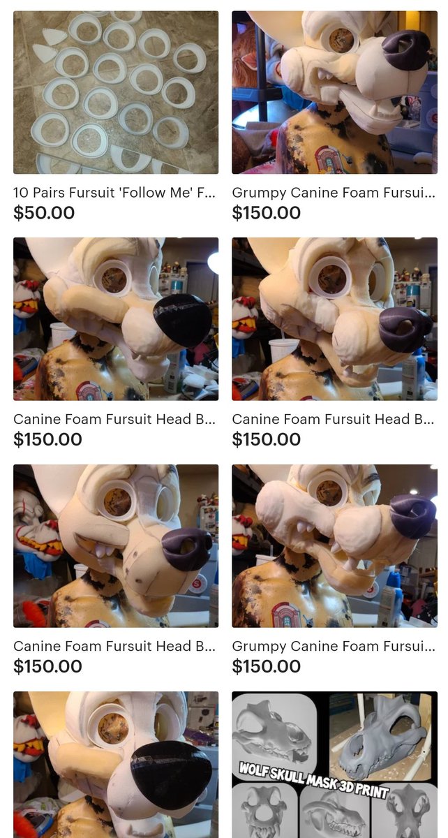 CavitySam's tweet photo. Lots of new listings!! Link in bio. #fursuit #fursuitmaker https://t.co/IHaGWSUatt