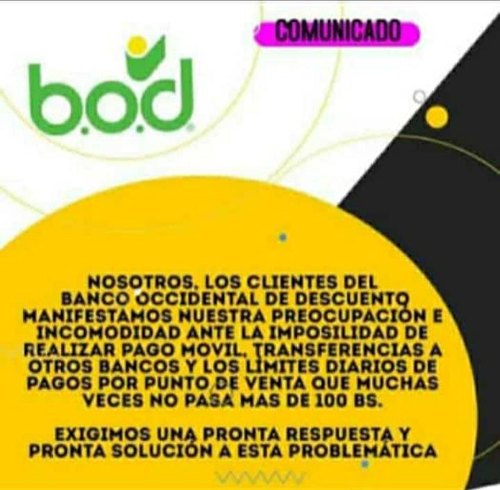 seblau1111's tweet photo. Así o más claro @BancoBod 
@sudeban https://t.co/xL6IHDi3ls