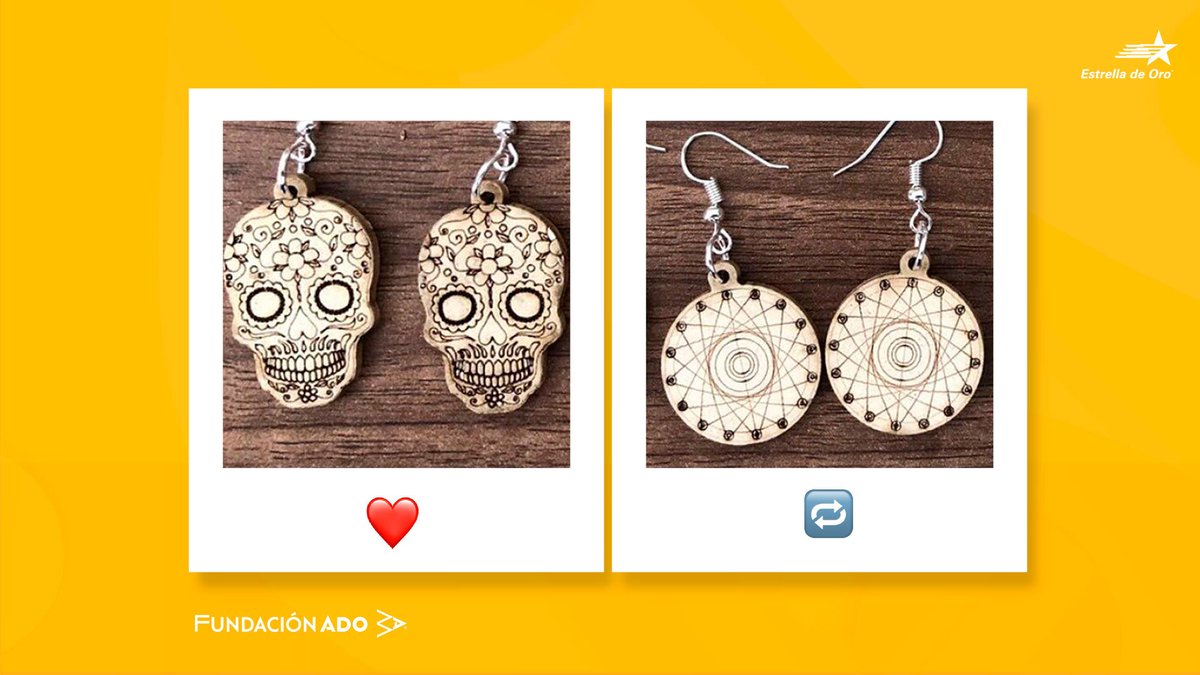 No imaginarías de qué están hechos estos aretes... 🤔 ¡DE COLILLAS DE CIGARRO! Participa en el #Colillatón para que <a href="/ecofilterMexico/">Ecofilter México</a> siga haciendo este bello trabajo. #FundaciónADO