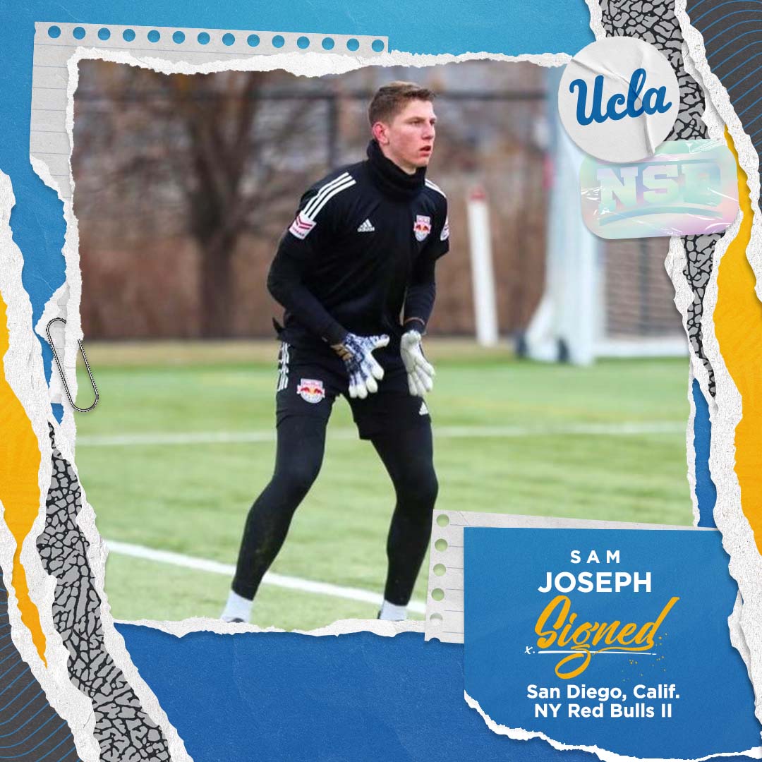 UCLAMSoccer's tweet photo. Our next signee is California native Sam Joseph! 

The San Diego product is currently a goalkeeper with NY Red Bulls II in the USL Championship. Glad to have you aboard, Sam! 

#GoBruins https://t.co/zSzA8bxeMH
