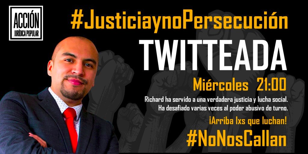 #JusticiaynoPersecución #NoNosCallan
Te apoyamos siempre compañero de lucha.