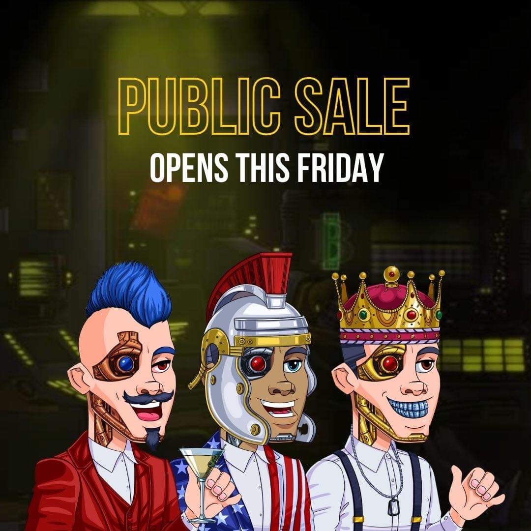 ONLY 2 MORE DAYS TILL THE PUBLIC SALE!!

JOIN OUR DISCORD TO STAY UPDATE.
discord.gg/blockchainboys…