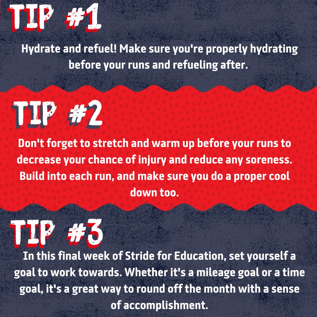 murrup_spirit's tweet photo. Less than a week to go, Striders! Here are some #StrideForEducation tips from Koora the Kangaroo to get you to the finish line ๐ฆ
#CathyFreemanFoundation #EducationChangesLives https://t.co/6m8w0WAYCv