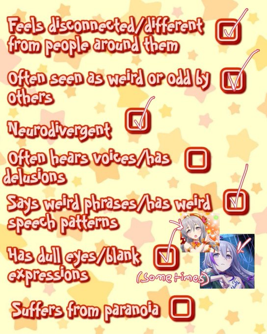 Today's Denpa of the day is Syoko Hoshi from the Idolmaster Cinderella Girls! She fits 4/5 of the criteria! -🧁 (Req by - <a href="/dailypierced/">pierced character otd❤️‍🔥</a> )