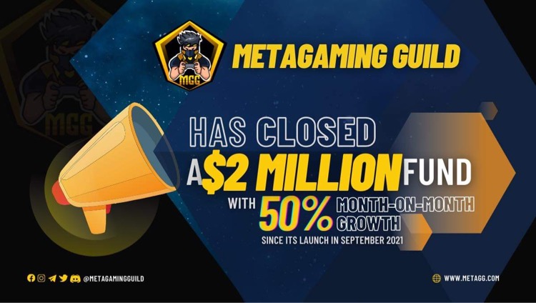 🔥𝐇𝐎𝐓 𝐍𝐄𝐖𝐒: MetaGaming Guild has now closed a $2M Fund💰

🚀MGG is a fast-rising superstar in GameFi ecosystem that managed to raise over $2MILLION in a recently conducted funding round.💸

📌Read Full Article:
investing.com/news/cryptocur…