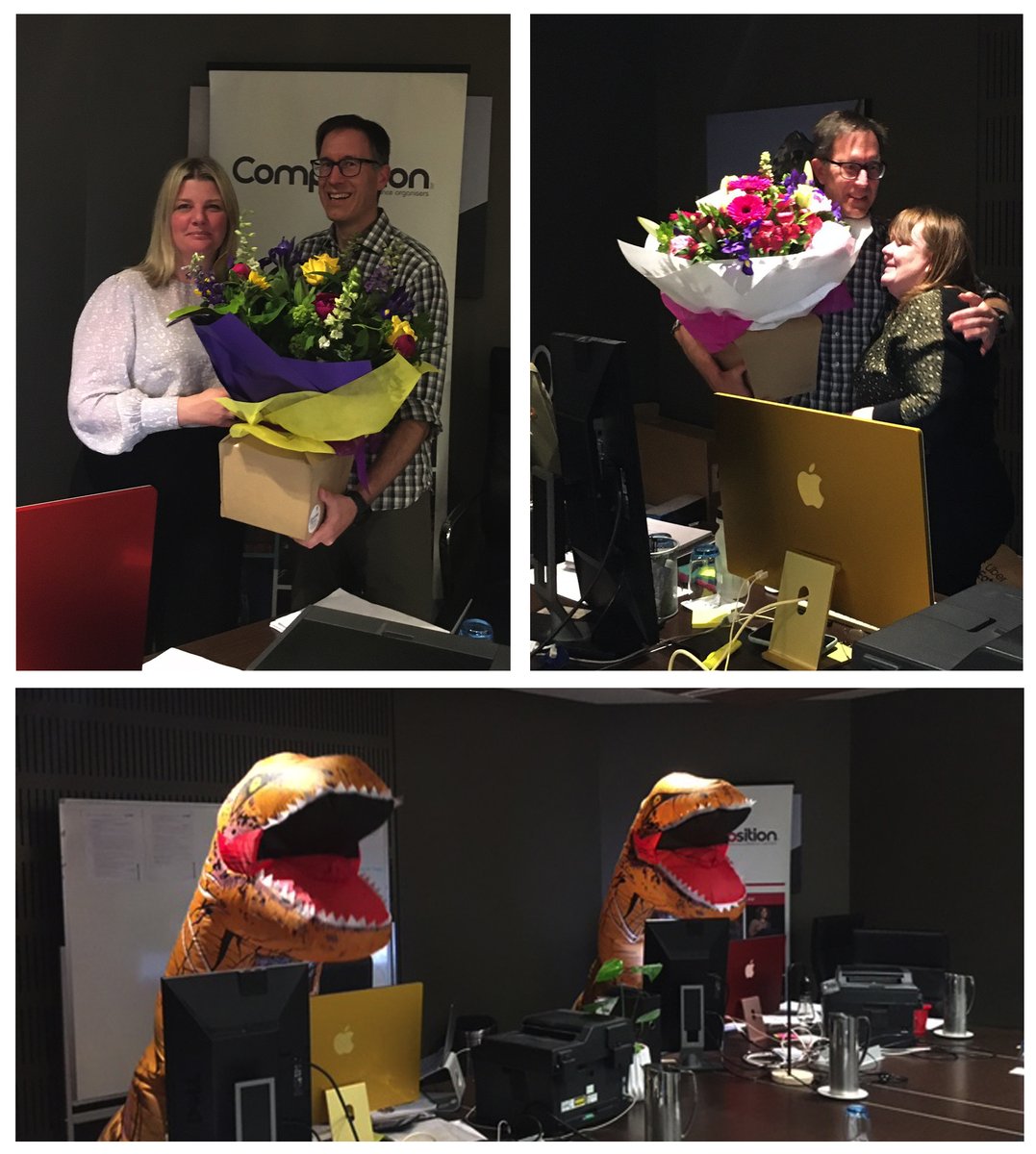 A huge thanks to literally the best conference organisers ever! Arna and Nerida at Composition composition.co.nz organised a fantastic conference (multiple times over) during a pandemic. And did so with humour and grace.  And sometimes dinosaur suits. 👏🎉🥰 #FAOBMB2021