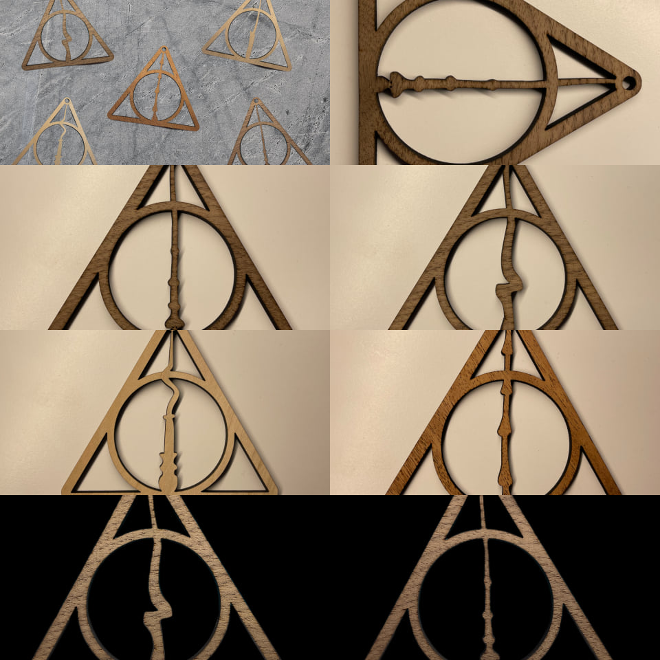 LlcPimp's tweet photo. mixed wood wands $12 for one $26 for 3 which one will choose you?  Each comes with a card detailing the wood and core qualities #woodwork #magic #wands #Christmas #ornament #gift https://t.co/Gi3p8k7JHU