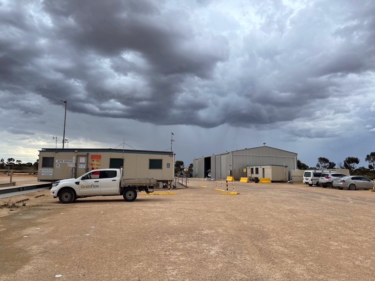 CargillAUS's tweet photo. Storms building up over the #GrainFlow sites at #SeaLake and #Pinnaroo
Fingers crossed for what weather holds for the growers in the coming days
#grains #cargill #agtwitter https://t.co/L72V89RBbL