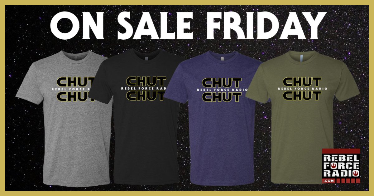 RFRRebelForce's tweet photo. Chut chut? We'll tell you chut chut... the new RFR Chut Chut tee shirt that's chut chut. On sale Friday. #rebelforceradio #rfr #chutchut https://t.co/k0JeEG2NHo
