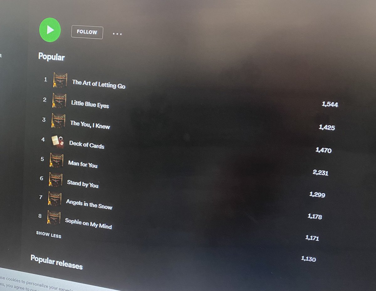 Tyler_4P's tweet photo. I appreciate everyone’s support on #DenSessions and all of David’s music in 2021! It’s not millions, but over 1,000 streams on all 8 songs we released on Spotify alone is so cool to see. 

We are already well into writing album 2 and I can’t wait until the day we can share it! https://t.co/c8sNPS4jCa