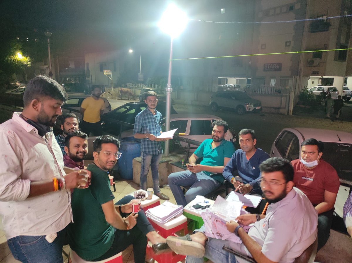 UnmilHathi's tweet image. ગાંધીનગર લોકસભા ના સાંસદ અને દેશના ગૃહમંત્રી શ્રી અમિતભાઇ શાહ ના આહવાન હેઠળ ગાંધીનગર લોકસભા પ્રીમિયર લીગ #GLPL ક્રિકેટ ટુર્નામેન્ટ ની જોધપુર વોર્ડના યુવા મોરચા તેમજ સંગઠન દ્વારા ટીમ બનાવા માટેની પુરજોશ તૈયારીઓ.