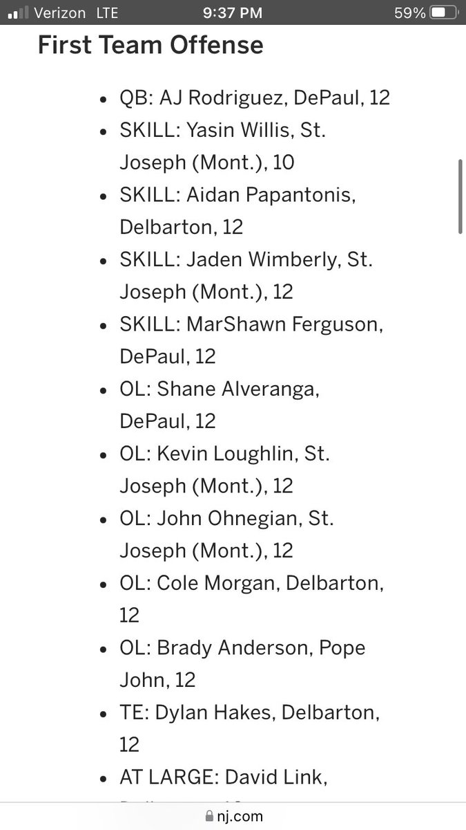 Excited to announce I have been named first team all SFC united white division! <a href="/PopeJohnLionsFB/">Lions Football</a> <a href="/CoachGaston_/">Dominique Gaston</a>