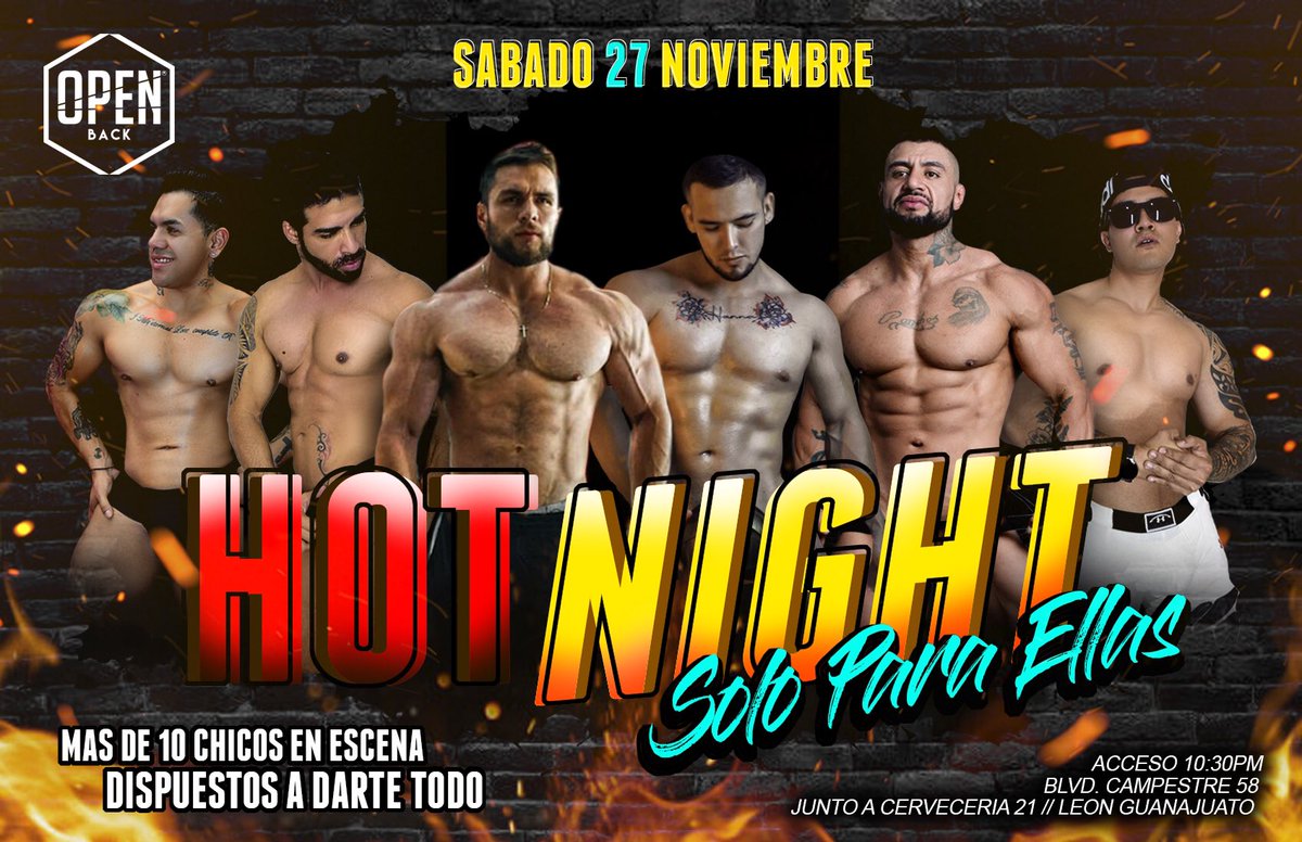 MenFactoryVIP's tweet photo. PREVENTA DE BOLETOS 2x1 🔥🔥 acceso hombres y mujeres OPEN BACK (leon Guanajuato) más de 10 sensuales chicos dispuestos a todo! Te atreves? https://t.co/uBAamT66XT