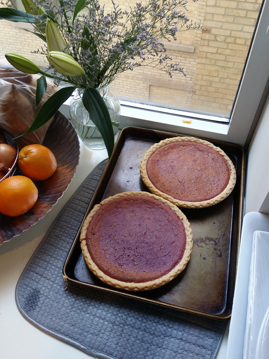 chefkwill's tweet photo. Classic from Thanksgiving's past
Purple Sweet potato pie
#datPurp https://t.co/4KEcttnE6u