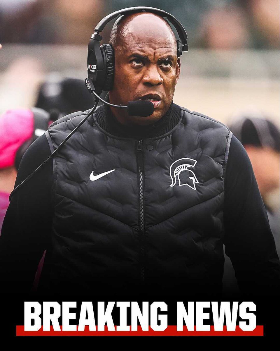 SportsCenter's tweet photo. Breaking: Michigan State HC Mel Tucker agreed to the new contract that made headlines last week, sources confirmed to @ESPNRittenberg.

Tucker signed a 10-year deal worth $95 million to remain with the Spartans, making him one of the highest paid coaches in the sport. https://t.co/yEh7PNQd6l