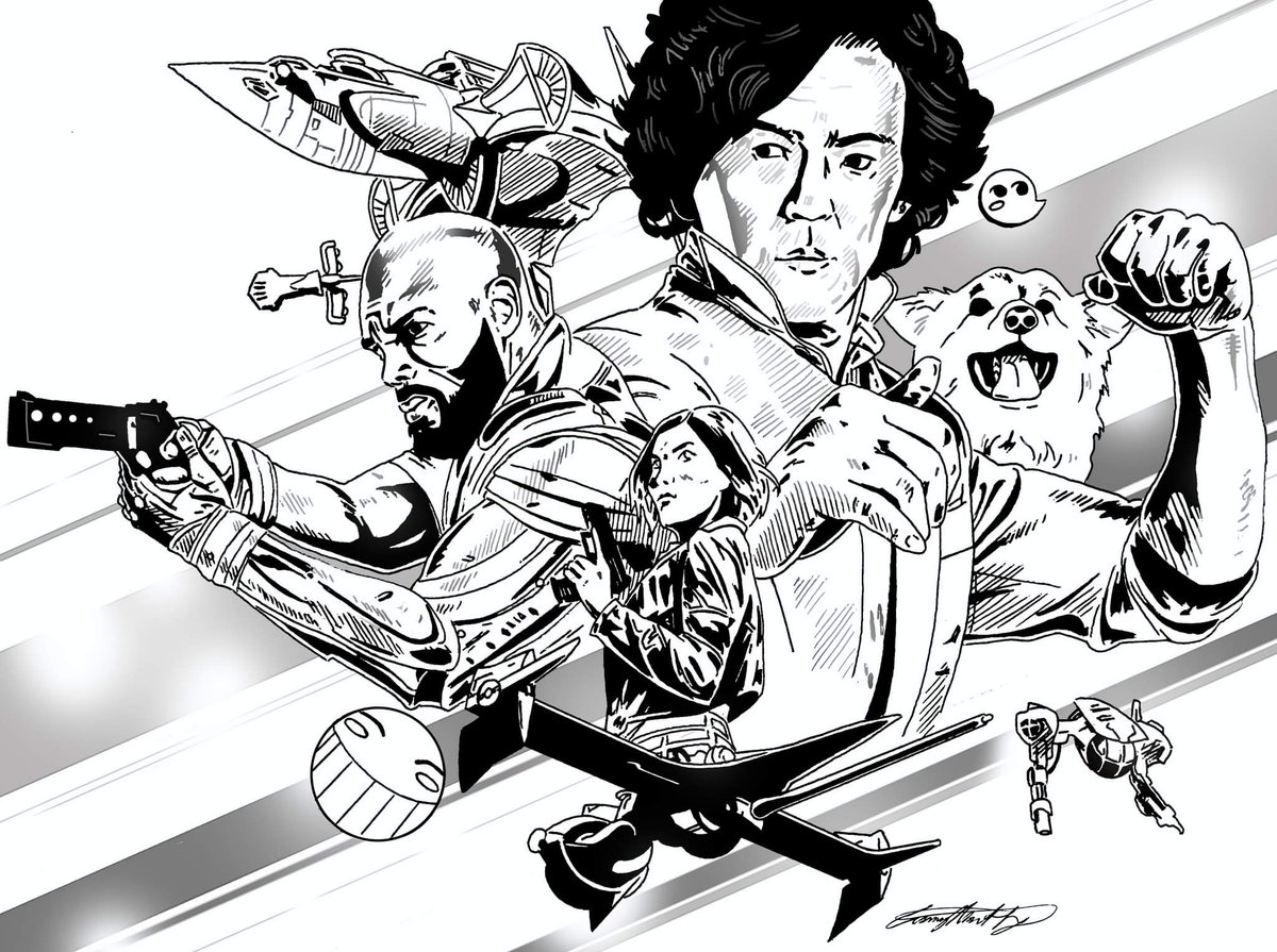 KurryMatherne's tweet photo. #cowboybebop #fanart #johncho #mustafashakir #daniellapineda #ein #swordfish https://t.co/eNhD9HHXlm