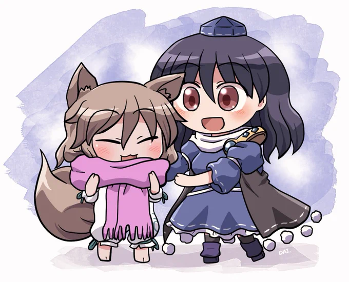 あったかつかさちゃん🦊🧣 #おは東方 
