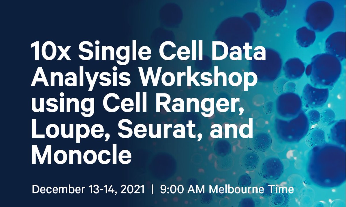 MonashBioinformatics (@monashbioinfo) on Twitter photo In collaboration with <a href="/10xGenomics/">10x Genomics</a> , <a href="/d_r_powell/">David Powell</a> <a href="/DeeDeveson/">Dr Dee Deveson Lucas</a> <a href="/technadele/">Adele Barug</a> <a href="/paulfharrison/">Paul Harrison @paulfharrison.bsky.social</a> <a href="/methylnick/">Nick Wong AU/MEL</a> will be a part of a 2 day training workshop on #singleCell RNA Seq analysis ping <a href="/RMITBioinfo/">RMIT Bioinformatics</a> <a href="/AusBiocommons/">Australian BioCommons</a> <a href="/abacbs/">ABACBS</a> <a href="/QFAB_Bioinfo/">QCIF Bioinformatics</a> <a href="/AGRF_genomics/">AGRF ltd.</a> <a href="/MelBioInf/">Melbourne Bioinformatics</a>
10xgen.com/3l1bMuy In collaboration with <a href="/10xGenomics/">10x Genomics</a> , <a href="/d_r_powell/">David Powell</a> <a href="/DeeDeveson/">Dr Dee Deveson Lucas</a> <a href="/technadele/">Adele Barug</a> <a href="/paulfharrison/">Paul Harrison @paulfharrison.bsky.social</a> <a href="/methylnick/">Nick Wong AU/MEL</a> will be a part of a 2 day training workshop on #singleCell RNA Seq analysis ping <a href="/RMITBioinfo/">RMIT Bioinformatics</a> <a href="/AusBiocommons/">Australian BioCommons</a> <a href="/abacbs/">ABACBS</a> <a href="/QFAB_Bioinfo/">QCIF Bioinformatics</a> <a href="/AGRF_genomics/">AGRF ltd.</a> <a href="/MelBioInf/">Melbourne Bioinformatics</a>
10xgen.com/3l1bMuy