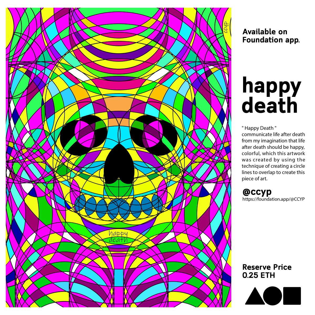 “Happy Death” for sale on  @withFND

▲●■ foundation.app/@CCYP/happy-de…
communicate life after death from my imagination that life after death should be happy, colorful,

#NFTCommunity #nftcollector #nftart #NFTThaicommunity #FND